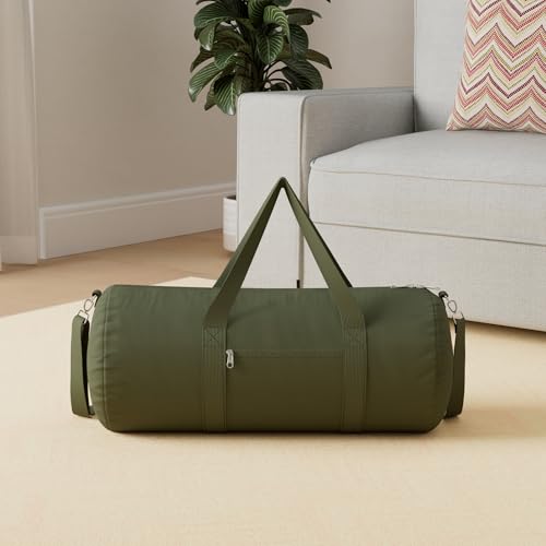 Vorspack 20-24-28 Inches Foldable Gym Bag, Duffel Bag for Men Women - color: 28 Inches Green, size: 28 INCHES