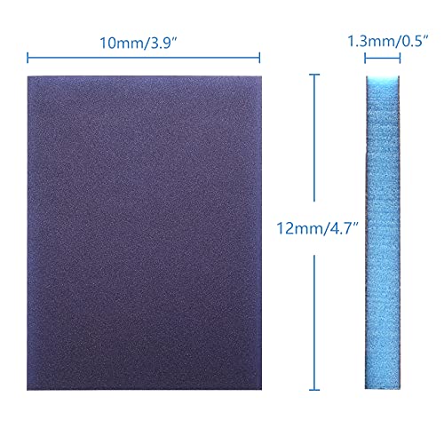 16Pcs Sanding Sponge, Jamiikury 100 Grit & 220 Grit Sanding Blocks Washable and Reusable, Wet Dry Sandpaper Sponge for Wood Metal Furniture Paint and Drywall - size: 100/220 Grits