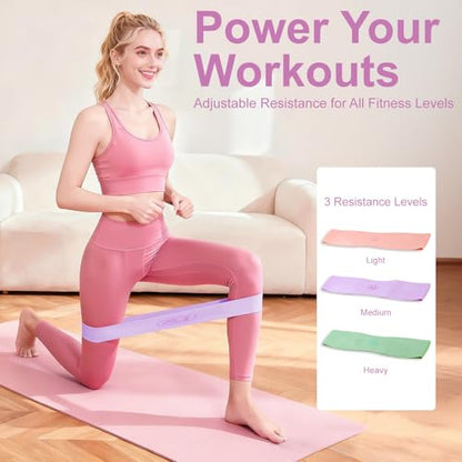Luscinia Pilates Kit,Home Pilates Ring Kit for Women,Pilates Equipment Ring and Ball Set with Pilates Ring, Pilates Ball, Resistance Bands, Figure 8 Band & Accessories Pilates Starter Kit - color: Purple