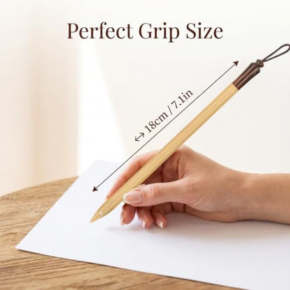 5pcs Calligraphy Dip Pen Bamboo Handcrafted for Writing | Reed Qalam Pens, Vintage Manga Calligraphy Pens, Comic Pen Nib Set, Calligraphy, Painting, Drawing