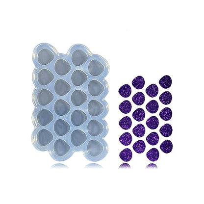 Mini Tear Drop Shape Earring Molds Small Resin Mold Clear Silicone Mold for DIY Earrings, Ear Studs, Pendant, Jewelry Making Crafts, Chocolate Cake Mold - color: Mini tear drop shape