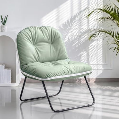 ZonLi Adjustable Floor Chair with Back Support - color: Green