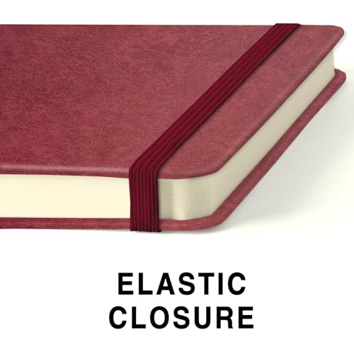 5" x 5" Hardcover Sketch Book,58 Sheets Small Mixed Media Pocket Sketch Pad | PU Cover,150 GSM Acid Free Artist Drawing Paper,Travel Journal Blank Notebook for Adults Sketching,Illustration. - color: 150gsm PU-wine red