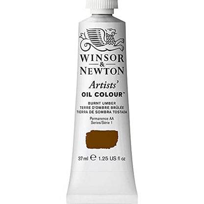 Winsor & Newton Artists' Oil Color, 37ml (1.25 oz) Tube, Burnt Umber - color: Burnt Umber, style: 1.25-oz Tube