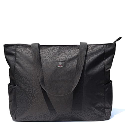 ESVAN LARGE BEACH BAG Water Resistant Lightweight 20 inch Women Oversize Tote Bag for Gym Beach Travel Pool Yoga Nurse - color: A00