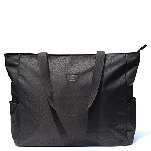 ESVAN LARGE BEACH BAG Water Resistant Lightweight 20 inch Women Oversize Tote Bag for Gym Beach Travel Pool Yoga Nurse - color: A00