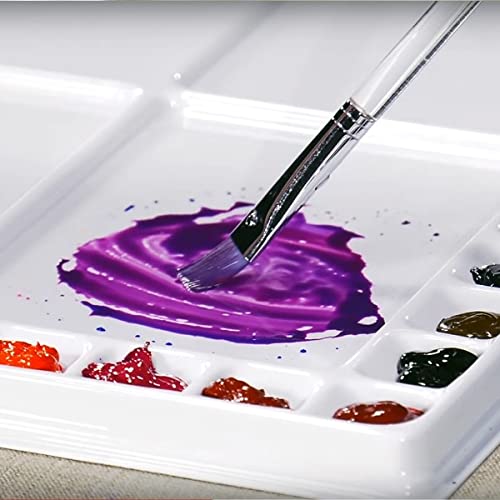 Creative Mark Watercolor Palette with Cover – 42 Wells and 4 Mixing Areas, 12" x 16" Lightweight Plastic Palette for Watercolor, Acrylic, or Gouache Paints