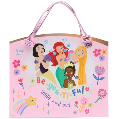 Disney Princess Activity Tote – Ultimate Princess Adventure Bag with Coloring Books, Stickers, Crayons & Games – Travel-Friendly Art Set for Girls Ages 3+ – Great Gift for Creative Play | Travel-friendly creative bag with crayons and games. Officially lic