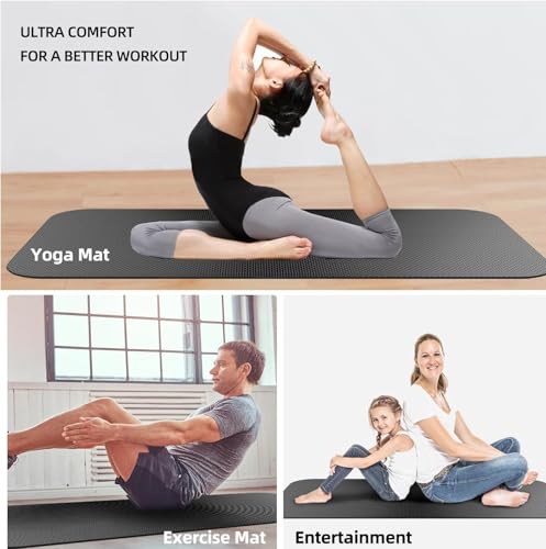 Bike Mat,Treadmill Mat,Compatible for Elliptical,Exercise Bikes, Stationary Cycles,Spin Bike,Under Exercise Bike Trainer Pad for Indoor Stationary Gym Fitness Equipment Hardwood Floor Protector - size: 60" x 23.6"