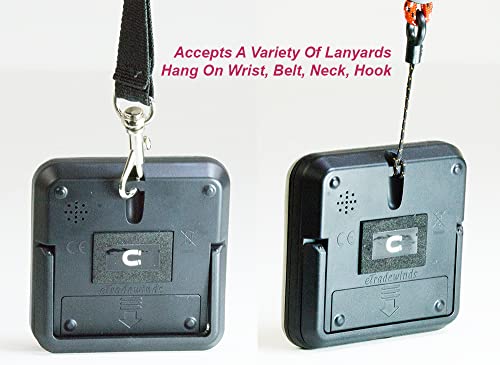 Elegant Digital Kitchen Timer Stainless Steel - Loud Alarm - Model Silver - color: Silver 6-pack