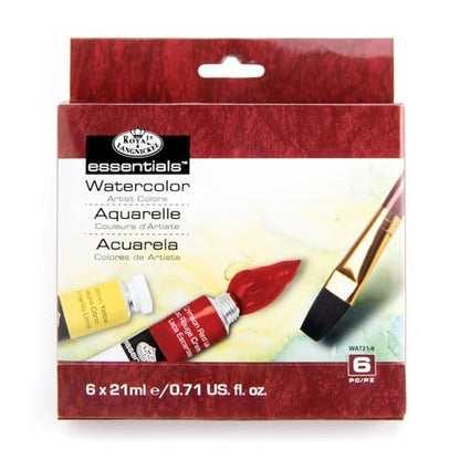 Royal & Langnickel Watercolor Artist Tube Paint, 21ml, 6-Pack - size: 6 Pack