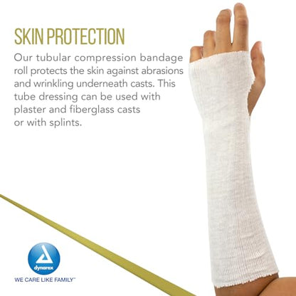Stockinette Knit Tube Dressing 2'' X 25yd Latex Free (Pack of 4) - size: 2in x 25 yds, 1 Count (Pack of 4)