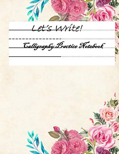let's Write | Calligraphy Practice Notebook | Hand Lettering Beginner | Hand lettering A to Z | Hand Lettering Workbook