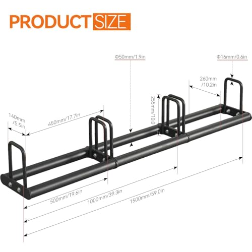 Weight Plate Rack - Modular Olympic Bumper Plate Rack 660 LBS | Heavy-duty welded steel holds up to 660 lbs, anti-pinch wide slots for easy plate changes, modular fit for Olympic bumpers