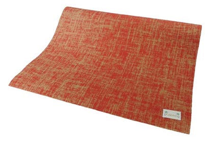 Kakaos Natural Jute Yoga Mat - color: Red