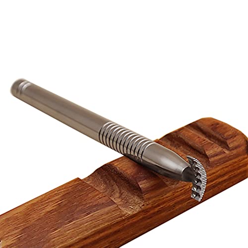 Leather Stamping Tool 304 Stainless Steel Professional Stamp Tools Leather Edge Punch Carving DIY LeatherCrafts (A, 1pc) - size: A, 1pc