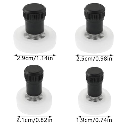yyangz 1 Set of 4PCS Ceramic Clay Polishing Tools Clay Sculpture Processing Tools Throwing Trimming Wheels Acrylic Stainless Steel for Rotary Trimming Ceramic Wheels