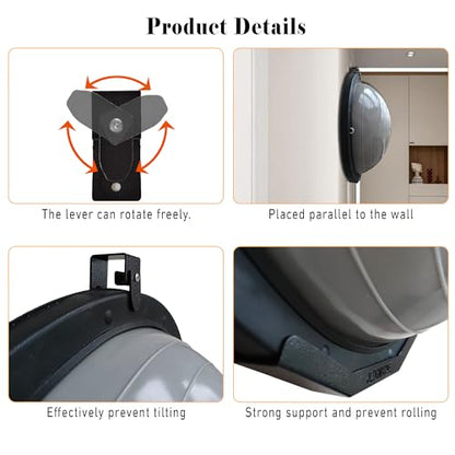 Exercise Ball Holder Wall Mount,Yoga Balance Trainer Storage Rack