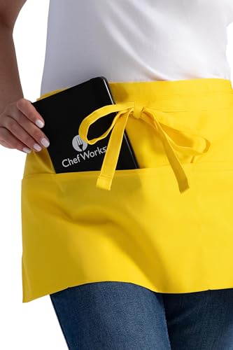 Chef Works Unisex Waitress Apron - color: Lemon