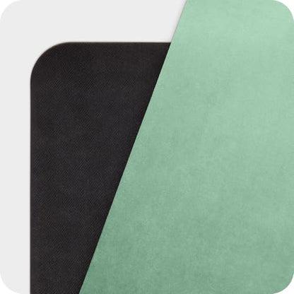 WeGym Yoga Mat, 4 mm Cushioned Non-Slip for Yoga, Pilates and Home Workouts | Cushioned 4 mm profile, non-slip surface, yoga, Pilates, home workouts - color: Green Ombre, style: Art Deco