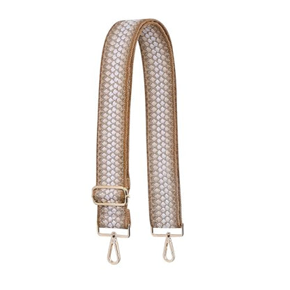 S-Jacorry Purse Strap Replacement Crossbody Wide Shoulder Strap Adjustable Canvas Straps Handbag Strap Replacement Belts - color: Gold Buckel-927