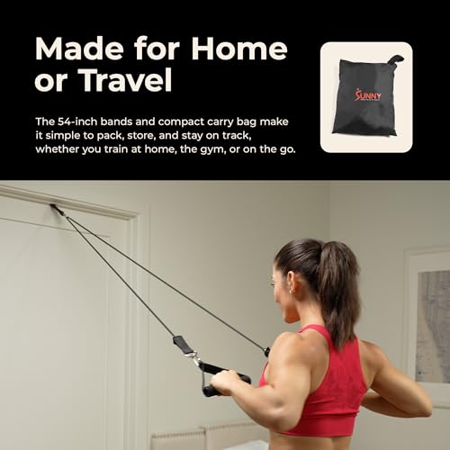 Sunny Health & Fitness Resistance Band Set/Ankle Strap for Home Gym - style: NO. 089-COMBO