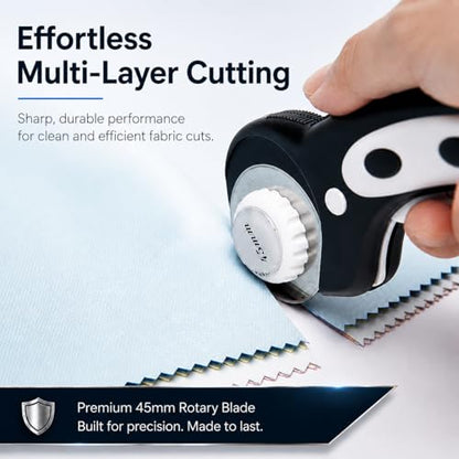 10 Packs 45mm Rotary Cutter Blades 45mm Quilting supplies Rotary Cutter Blades for fabric by SSPONT, compatible with OLFA,Fiskars,Mr.Pen,DAFA,Truecut etc. Sewing Arts Crafts, Sharp and Durable - color: 45mm-10 PCS