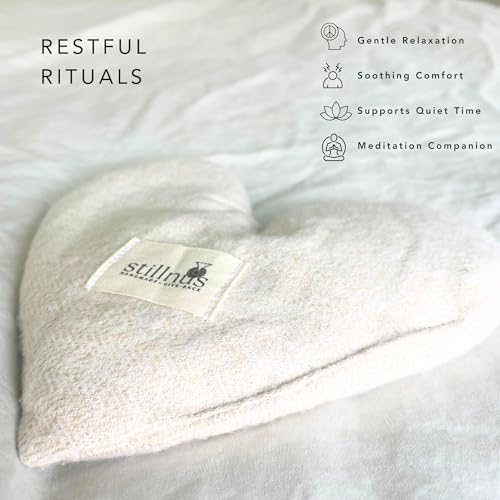 Stillnus Weighted Heart Eye Pillow & Eye Mask – Gift for Women, First Light