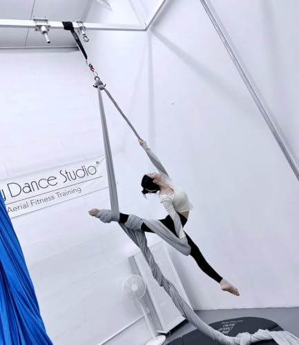 Endless Round Slings for Aerial Lyra Hoop Rig, Aerial Silks Handing Polyester Lifting Sling Spanset, Heavy Duty Polyester Capacity 5300 Lbs Vertical Capacity (Black, 3 FT) - color: Black, size: 3 ft