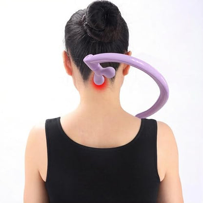 Self Massage Tool - Original Trigger Point Therapy for Back and Neck, Lower Back Massager, Myofascial Release Tool & Deep Tissue Muscle Massage Stick, Shoulder,Leg,Feet, Purple (Purple) - color: Purple