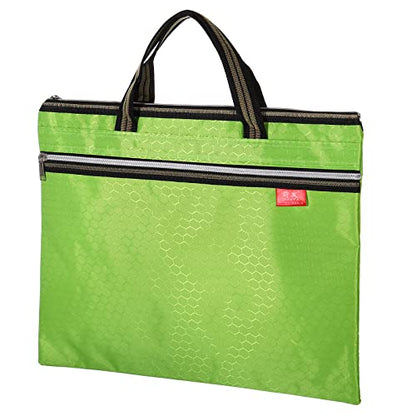PATIKIL Waterproof Zipper File Bag, Documents Storage Zip Pouch, Green | 11x14inch Bag Books Tools for Office Travel - color: Green