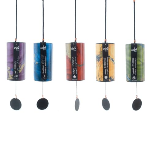 Zaphir Chimes - Includes 1 Chime/Tuned According to the 5 Seasons & Elements of FengShui - size: Set of 5 Tunings: #1