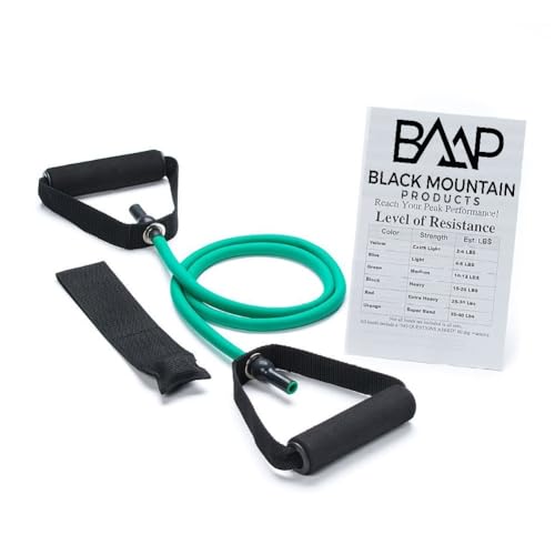Black Mountain Products Resistance Band (Green/10-12lbs) - color: Green