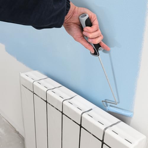 ROLLINGDOG 6" Paint Roller Covers Synthetic Velour Paint Roller | 6 inch Paint Roller Sleeves for Smooth Walls and Ceilings, 8PC, 5mm nap - color: 8PC Synthetic Velour Roller sleeves