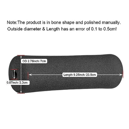 Sponge Foam Foot Pad Roller Pair, Used for Replacing Gym Exercise Equipment, Suitable for 1-inch Rod (Foam 9.25" X 2.76" Od X 0.87" Id) - color: Foam 9.25" X 2.76" Od X 0.87" Id