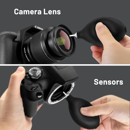Camera Lens Cleaning Kit with Pro 10x Sensor Swabs, Sensor Cleaner, Compatible with Canon, Nikon, Sony mirrorless DSLR Camera (Enhanced Version) - size: Enhanced Version