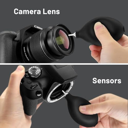 Camera Lens Cleaning Kit with Pro 10x Sensor Swabs, Sensor Cleaner, Compatible with Canon, Nikon, Sony mirrorless DSLR Camera (Enhanced Version) - size: Enhanced Version