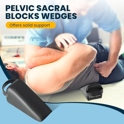 Pelvic Sacral SOT Blocks, Chiropractic Wedge Blocks, 1 Pair
