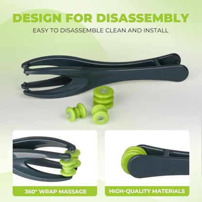 Cellulite Massage Roller Tool (Grey) - color: Grey