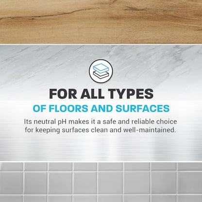 Zogics All-Surface Neutral Cleaner Concentrate, 32 oz | Meets ECOLOGO standards, Nontoxic, Biodegradable, Neutral pH, Makes up to 16 gallons
