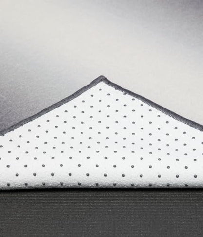 Manduka Yogitoes Hot Yoga Mat Towel - 71" | Moisture Activated Grip | Patented Silicone Nubs | Highly Absorbent, Durable & Easy Care | Made from Recycled Materials | 71 x 24 Inches | Diamond Array - color: Diamond Array, size: 71" x 24"