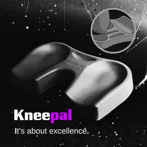 KNEEPAL. Engineered to Outperform Conventional Memory Foam Kneeling Pads. Beloved by gardeners, DIY'ers, bath-time Mommies, fitness peeps and yoga buffs - color: Gray
