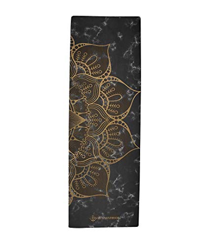 Shakti Warrior Pro Hemp Mat, Non Slip, 72 x 24 Inch, 3mm Thick - color: Sahasrara