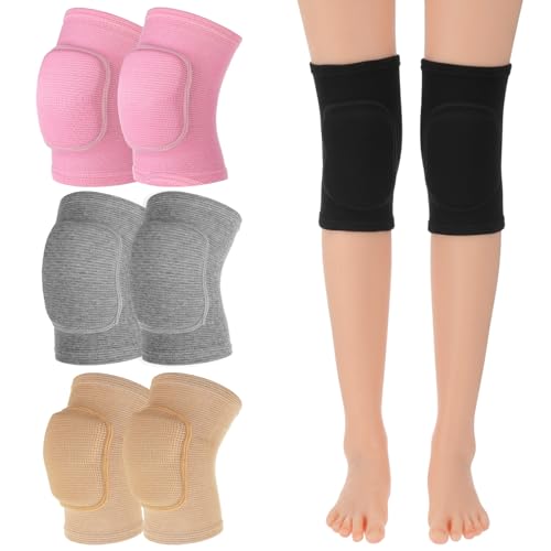 COMNICO 4 Pairs Volleyball Knee Pads for Dancers Protective Knee Brace