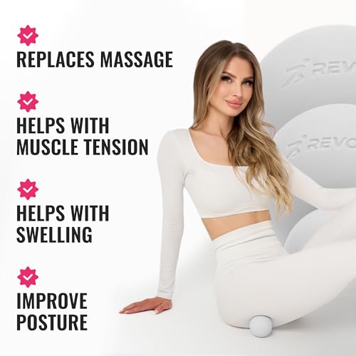 3 in 1 Massage Ball Set - Lacrosse Balls for Myofascial Release, Back Pain Relief, Face Fitness, Trigger Points, Yoga, Physical Therapy, Muscle Recovery and Soft Deep Tissue Massage (Gray) - color: Gray