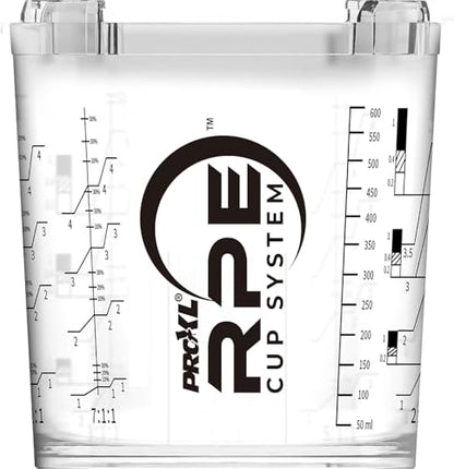 RPE Paint Cup System 27 fl oz – 50 Inner Cups and Lids with 125 Micron Filters, 2 Outer Mixing Cups, 20 Lids – Disposable Spray Gun Cup for Automotive and Industrial Painting (190 Microns Filter) - style: 190 Microns Filter