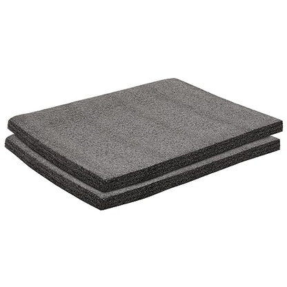 Okuna Outpost Packing Foam Sheets - Closed-Cell Polyethylene Inserts & Foam Dividers for Cases - Custom Craft Projects & Craft Sheets - 16 x 12 x 1 in, Pack of 2 - size: 1 IN