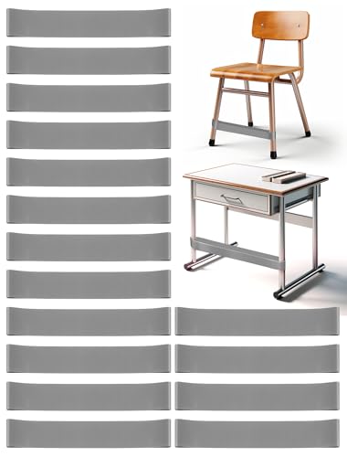16 Pack Chair Bands for Kids with Fidgety Feet, ADHD Tools for Kids, Improve Focus & Reduce Restlessness, Chair Bands for Sensory ADHD ADD Autism - Classroom & Home Must Haves (Gray) - color: Gray, size: 16 Pack