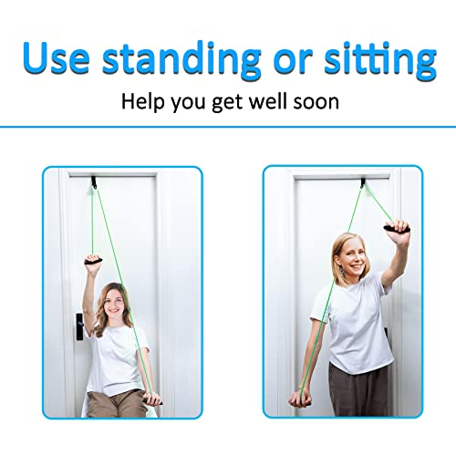 Shoulder Pulley Over The Door Physical Therapy System - color: Green