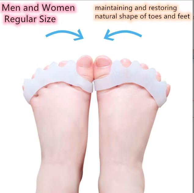 Cork half balance board balance training Set &Resistance Bands-Foot Strengthener for Enhanced Foot Function &Set of 2 Silicone gel toe separators – bunion corrector that relieves pain and realigns the big toe. &Improve foot Strengthener, Indoors Balance B